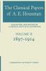 The Classical Papers of A. E. Housman