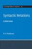 Syntactic Relations