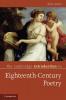 The Cambridge Introduction to Eighteenth-Century Poetry