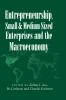 Entrepreneurship Small and Medium-Sized Enterprises and the Macroeconomy