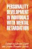 Personality Development in Individuals with Mental Retardation