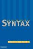 An Introduction to Syntax