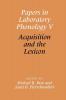 Papers in Laboratory Phonology V