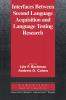 Interfaces Between Second Language Acquisition and Language Testing Research