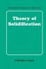 Theory of Solidification