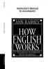 How English Works Instructor's Manual