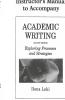 Academic Writing Instructor's Manual