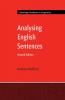 Analysing English Sentences