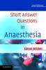 Short Answer Questions in Anaesthesia