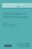 Algebraic Theory of Differential Equations