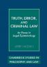 Truth Error and Criminal Law