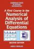 A First Course in the Numerical Analysis of Differential             Equations