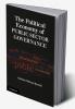 The Political Economy of Public Sector Governance