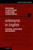 Antonyms in English