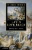 The Cambridge Companion to Latin Love Elegy