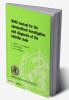 WHO Manual for the Standardized Investigation Diagnosis and             Management of the Infertile Male