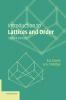 Introduction to Lattices and Order