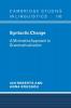 Syntactic Change