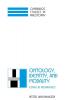 Ontology Identity and Modality