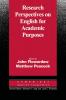 Research Perspectives on English for Academic Purposes
