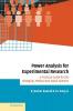 Power Analysis for Experimental Research