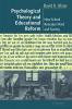 Psychological Theory and Educational Reform