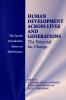 Human Development across Lives and             Generations