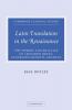 Latin Translation Renaissance