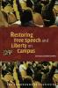 Restoring Free Speech and Liberty on Campus