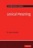 Lexical Meaning