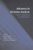 Advances in Decision Analysis