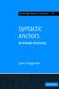 Syntactic Anchors