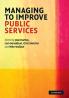 Managing to Improve Public Services