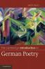 The Cambridge Introduction to German Poetry