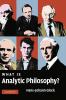 What Is Analytic Philosophy?