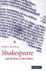 Shakespeare and the Rise of the Editor