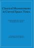 Classical Measurements in Curved Space-Times