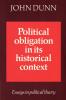 Political Obligation in Its Historical Context