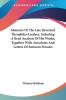 Memoirs Of The Late Reverend Theophilus Lindsey Including A Brief Analysis Of His Works; Together With Anecdotes And Letters Of Eminent Persons