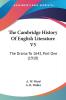 The Cambridge History Of English Literature: The Drama to 1642 Part One: The Drama To 1642 Part One (1910): 5