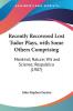 Recently Recovered Lost Tudor Plays with Some Others Comprising