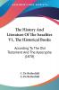 The History And Literature Of The Israelites The Historical Books: According to the Old Testament and the Apocrypha: According To The Old Testament And The Apocrypha (1870)
