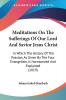 Meditations On The Sufferings Of Our Lord And Savior Jesus Christ: In Which the History of the Passion As Given by the Four Evangelists Is ... Is Harmonized And Explained (1819)