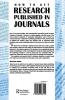 How to Get Research Published in Journals