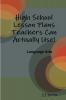 High School Lesson Plans Teachers Can Actually Use!