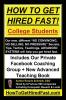 How To Get Hired Fast
