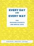 Every Day and Every Way
