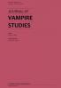 Journal of Vampire Studies