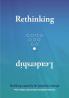 Rethinking Leadership: Building capacity for positive change