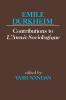 Contributions to L'Année Sociologique